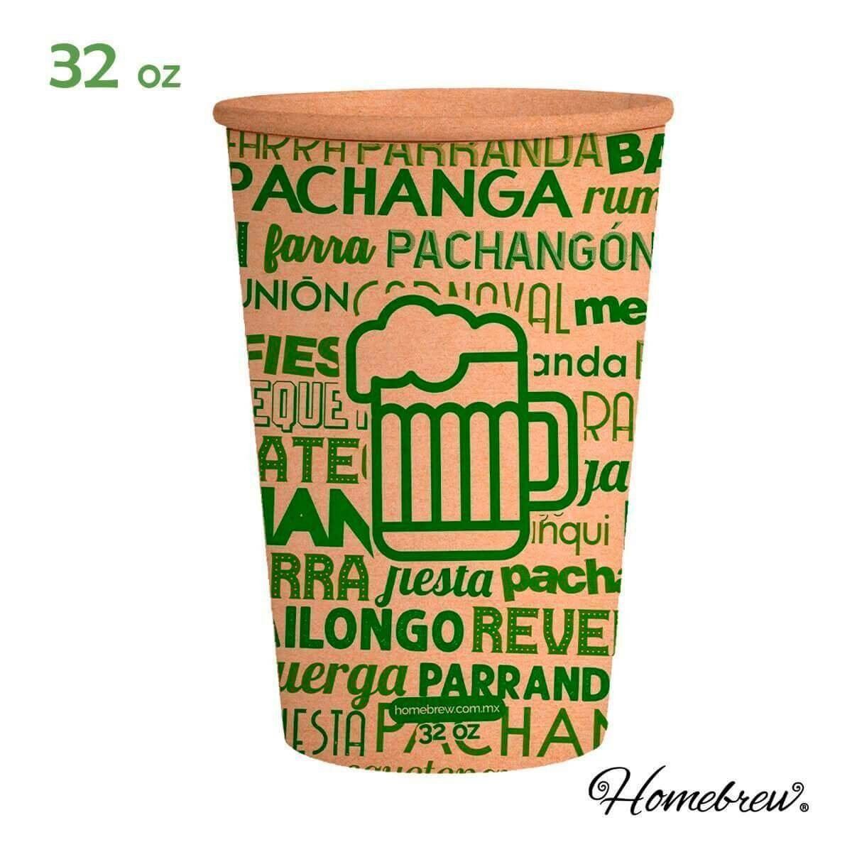Vaso 32oz - Homebrew Chelero (Caja)