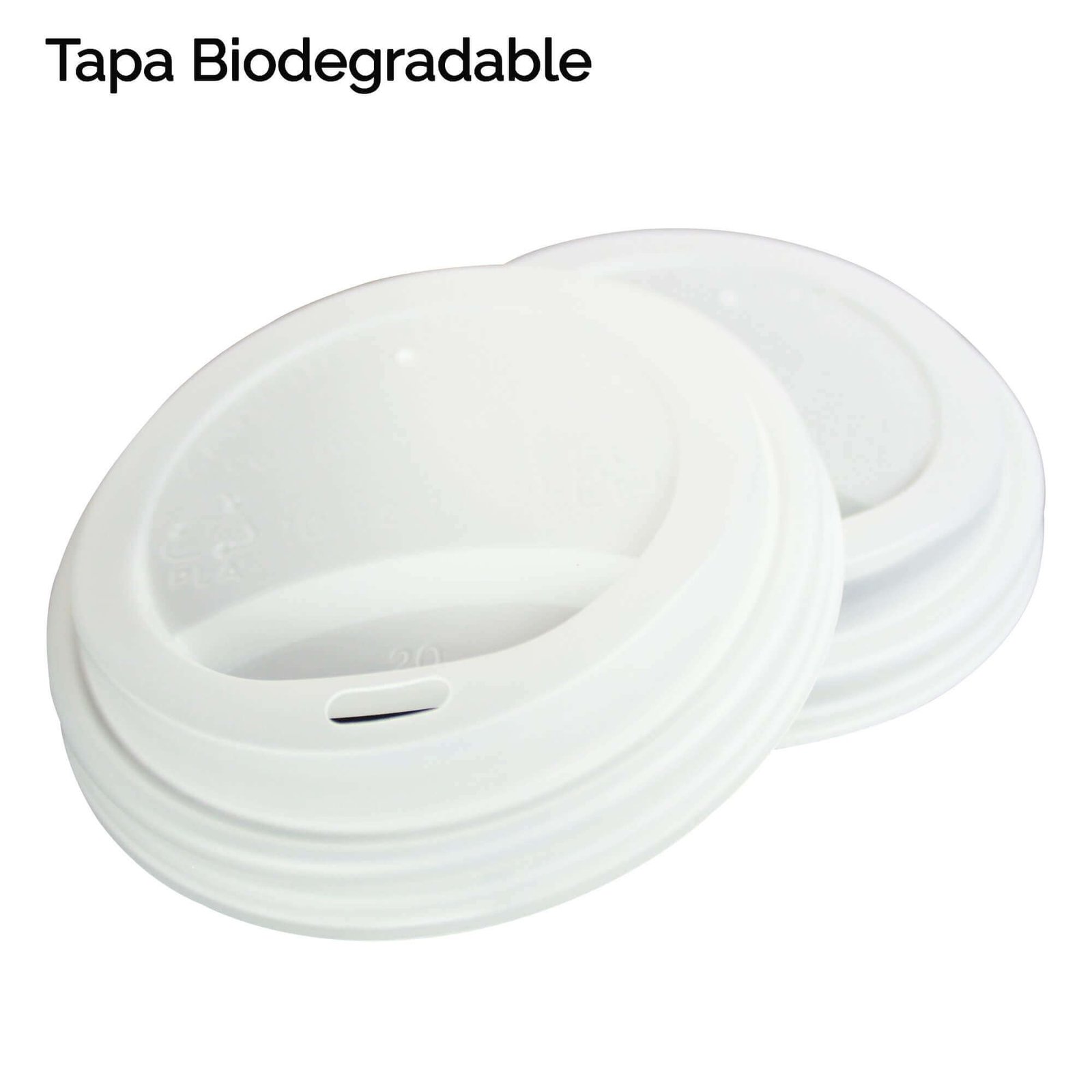 Tapa Biodegradable - 400 Tapas